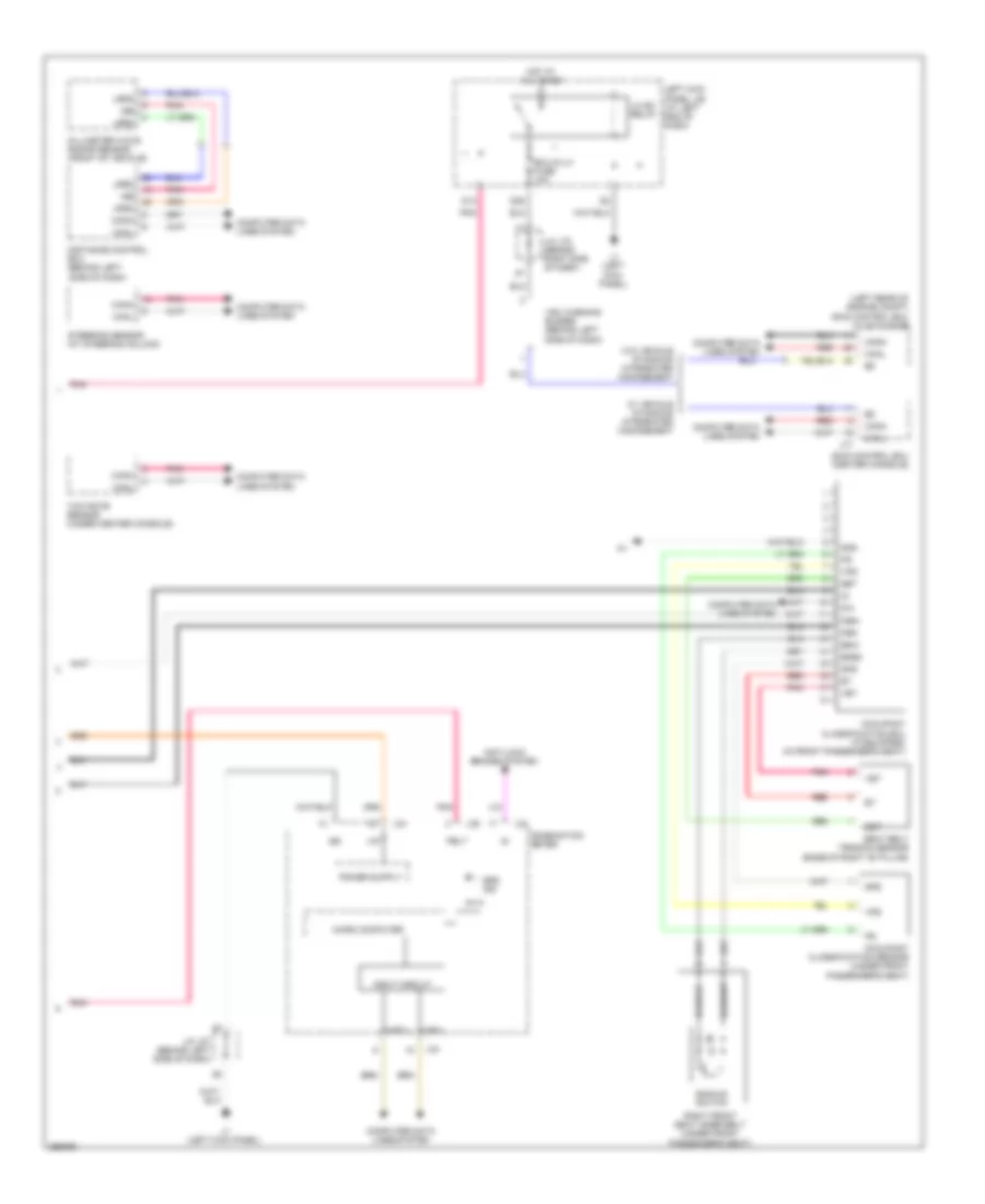 Supplemental Restraint Wiring Diagram 3 of 3 for Lexus IS F 2008