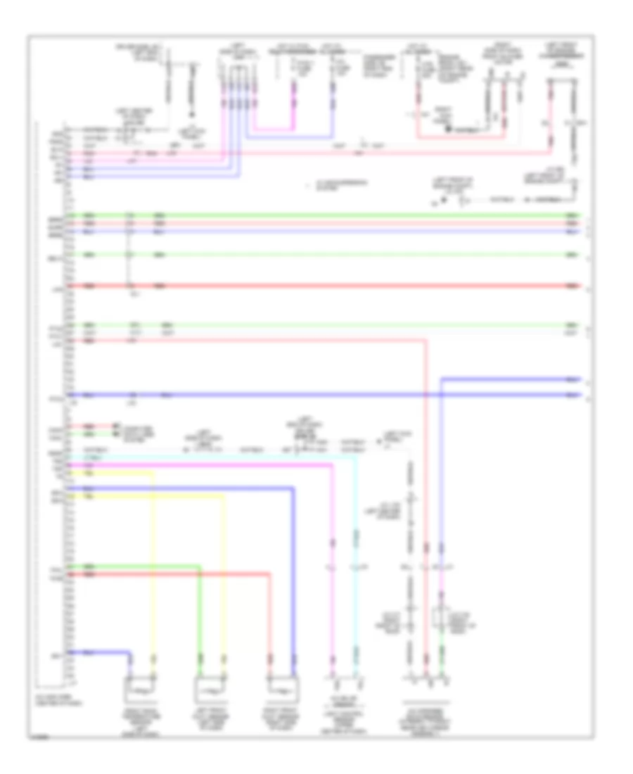 Automatic AC Wiring Diagram (1 of 5) for Lexus LS 460L 2012