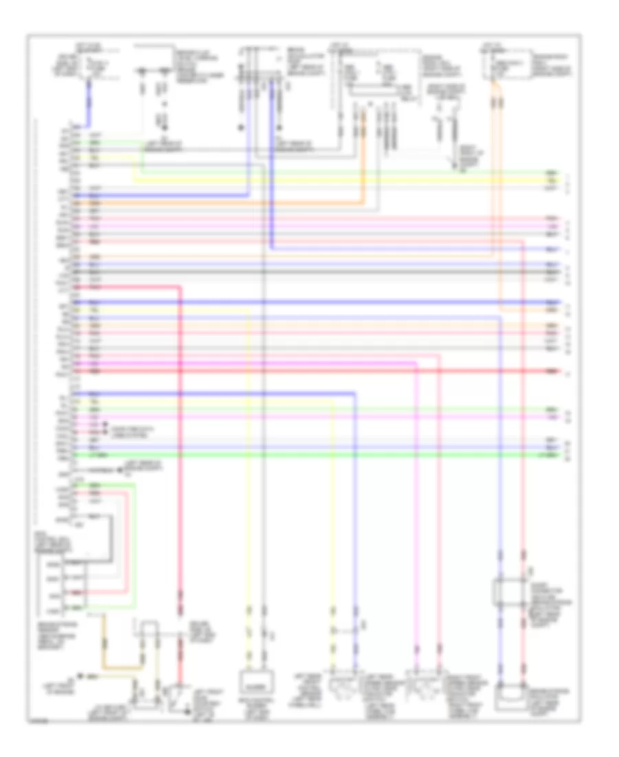 Anti lock Brakes Wiring Diagram with Vehicle Dynamics Integrated Management 1 of 3 for Lexus LS 460L 2012