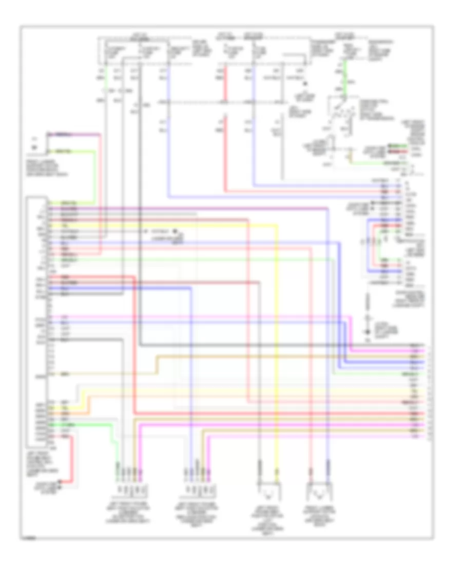 Driver s Memory Seat Wiring Diagram 1 of 2 for Lexus LS 460L 2012