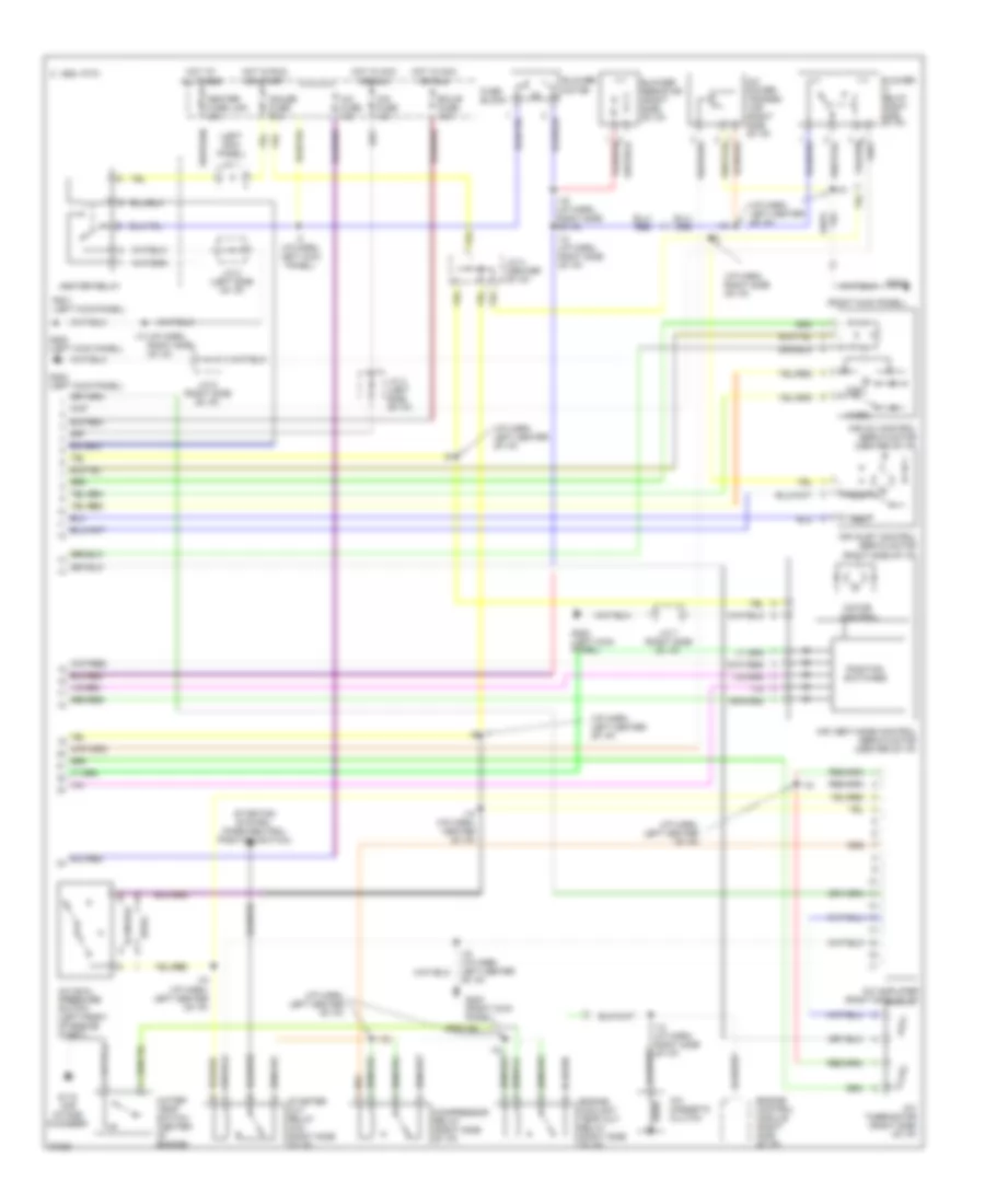 A C Wiring Diagram 2 of 2 for Lexus LX 450 1997