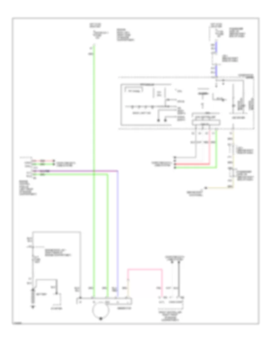 Charging Wiring Diagram for Lexus LS 460 2008