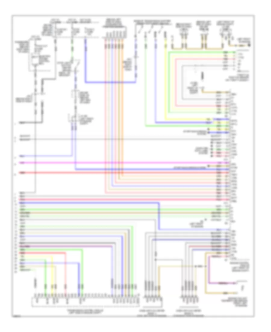 Transmission Wiring Diagram 3 of 3 for Lexus LS 460 2008