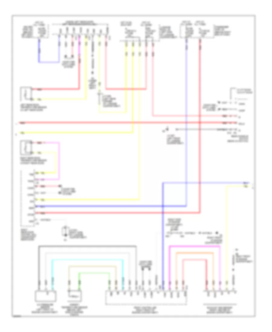 Automatic AC Wiring Diagram (3 of 5) for Lexus LS 460 2008