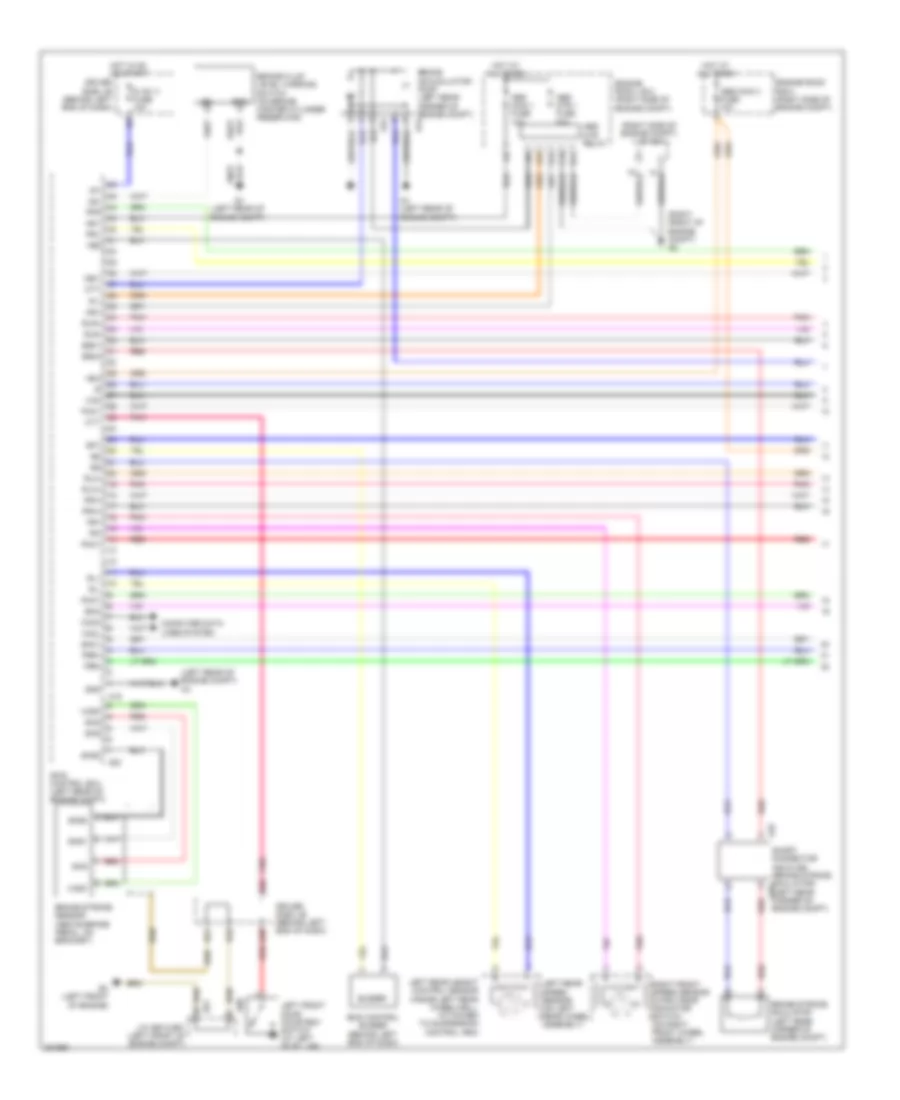 Anti lock Brakes Wiring Diagram with Vehicle Dynamics Integrated Management 1 of 3 for Lexus LS 460 2008