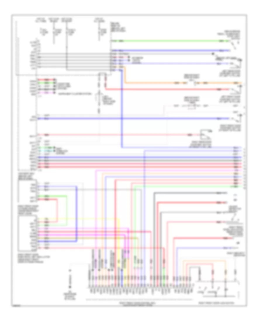 Forced Entry Wiring Diagram 1 of 6 for Lexus LS 460 2008