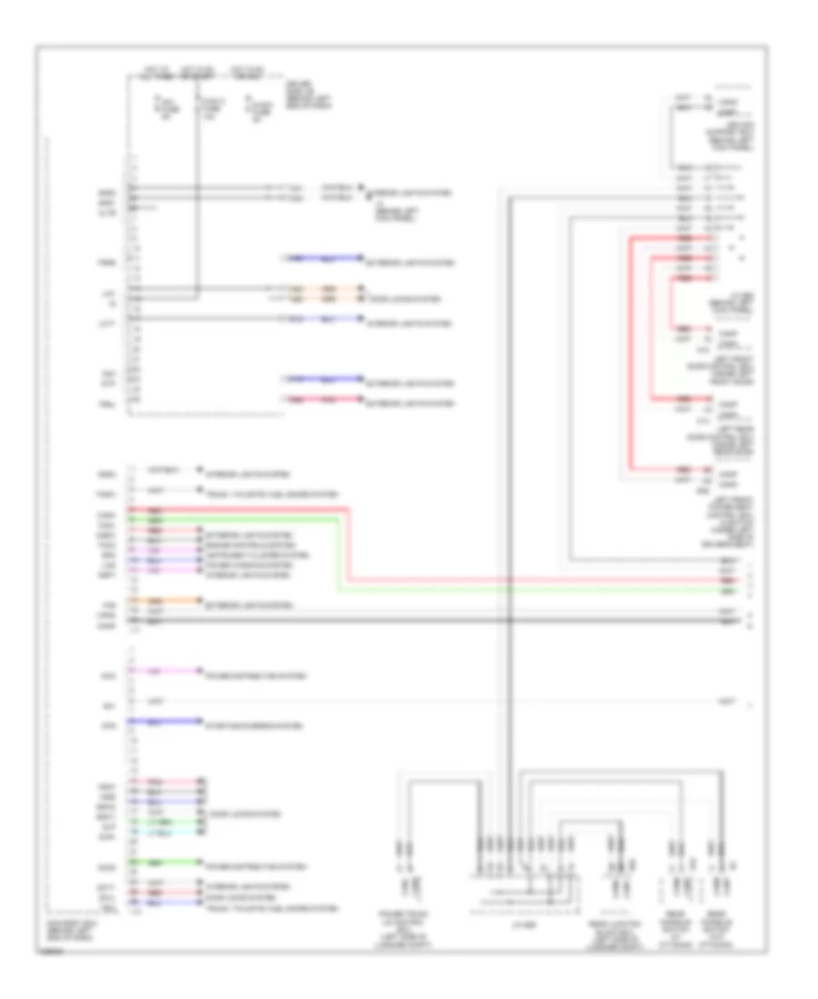 Body ECU Wiring Diagram 1 of 3 for Lexus LS 460 2008