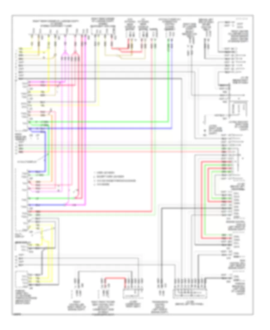 High Low Bus Wiring Diagram 3 of 3 for Lexus LS 460 2008