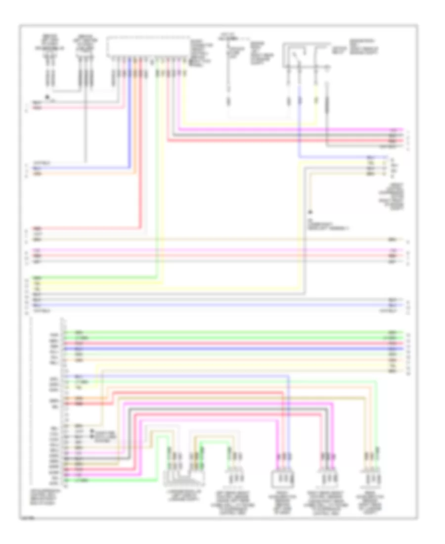 Electronic Suspension Wiring Diagram 2 of 3 for Lexus LS 460 2008