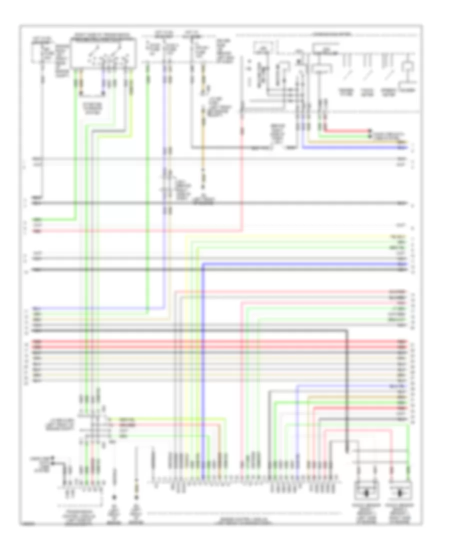 4.6L, Engine Performance Wiring Diagram (3 of 7) for Lexus LS 460 2008