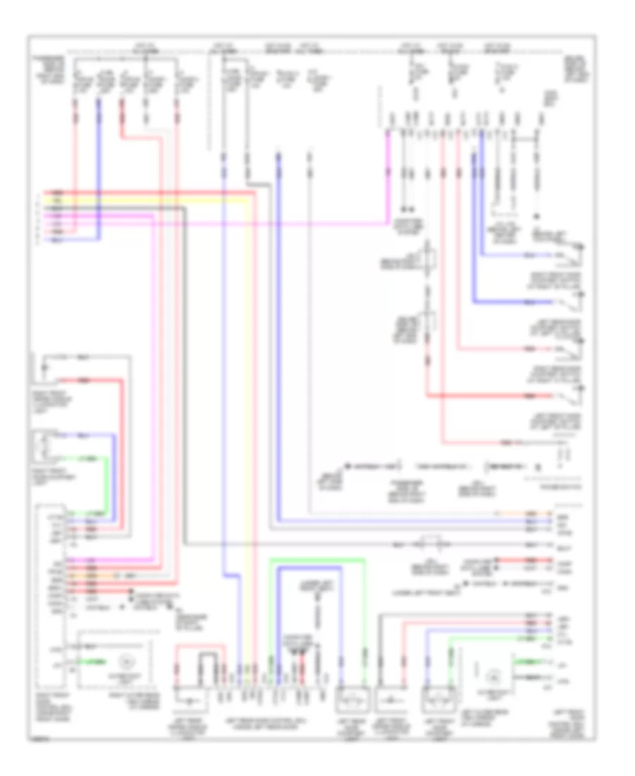 Courtesy Lamps Wiring Diagram (3 of 3) for Lexus LS 460 2008