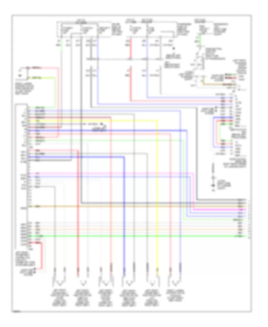 Driver s Memory Seat Wiring Diagram 1 of 2 for Lexus LS 460 2008