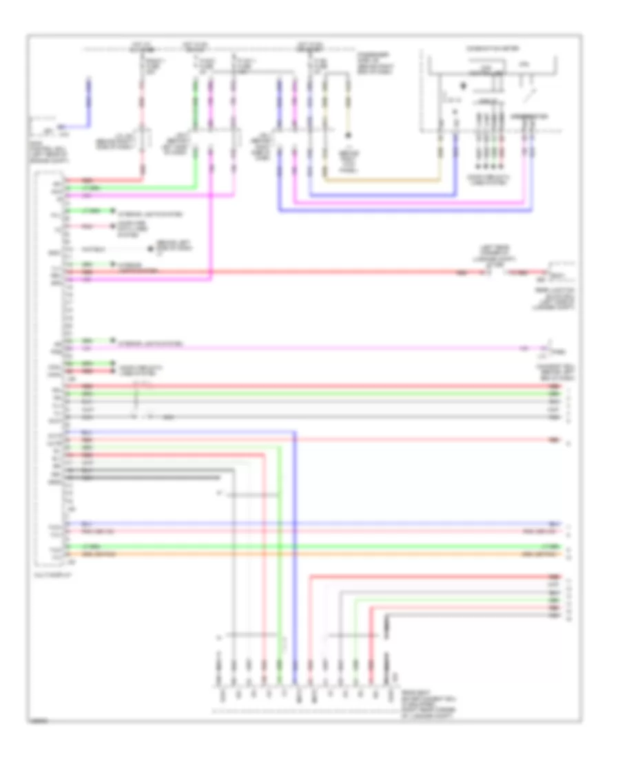 Navigation Wiring Diagram 1 of 3 for Lexus LS 460 2008