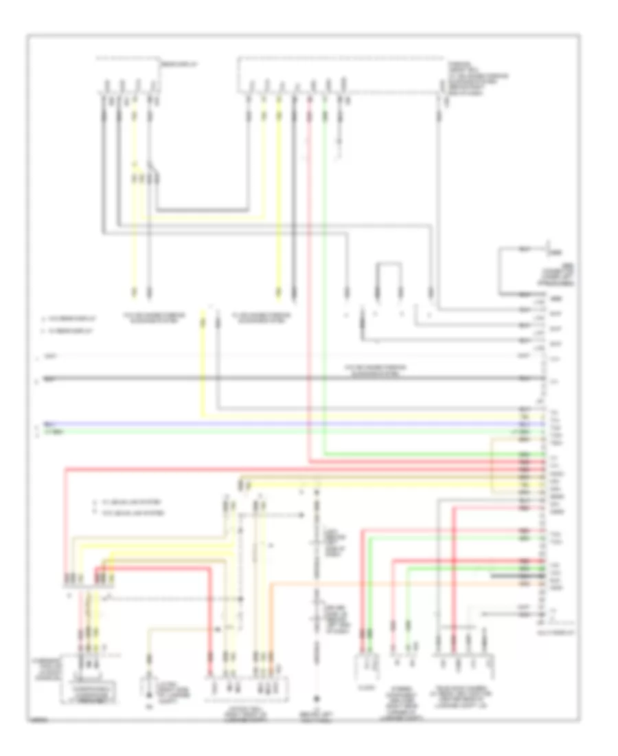 Navigation Wiring Diagram 3 of 3 for Lexus LS 460 2008