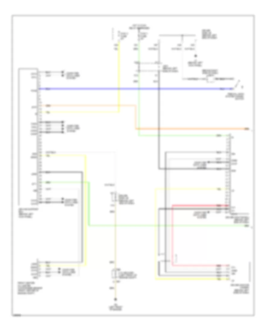 Object Detection Wiring Diagram 1 of 2 for Lexus LS 460 2008
