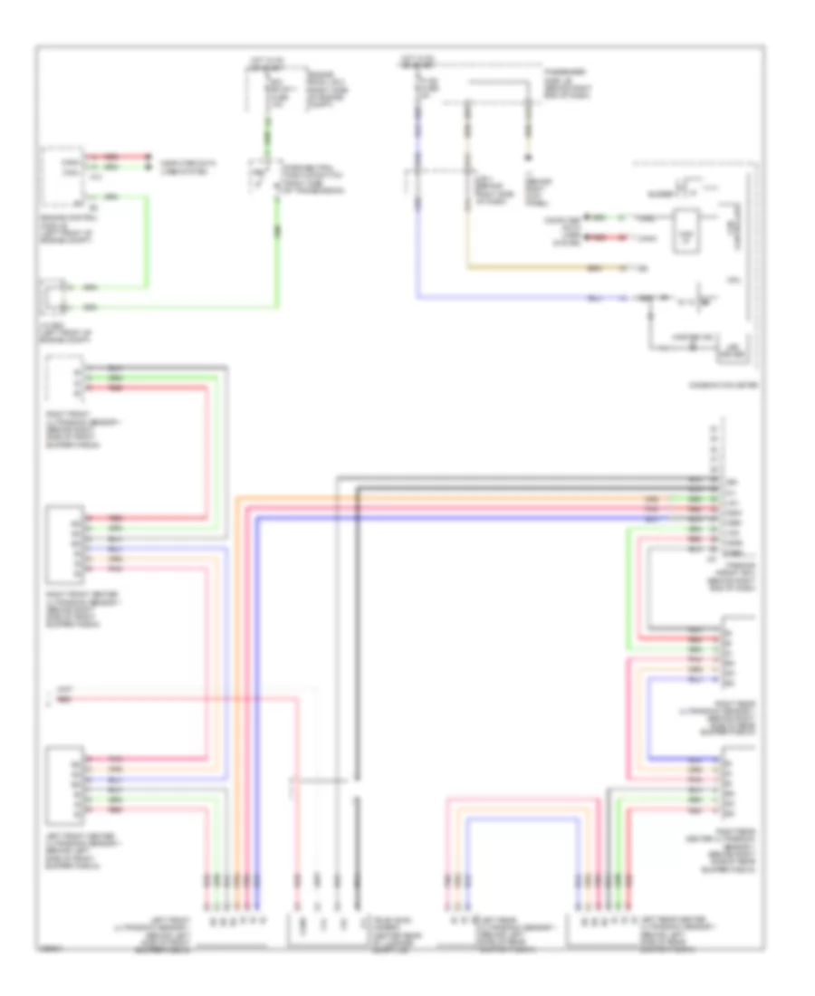 Parking Assistant Wiring Diagram (2 of 2) for Lexus LS 460 2008