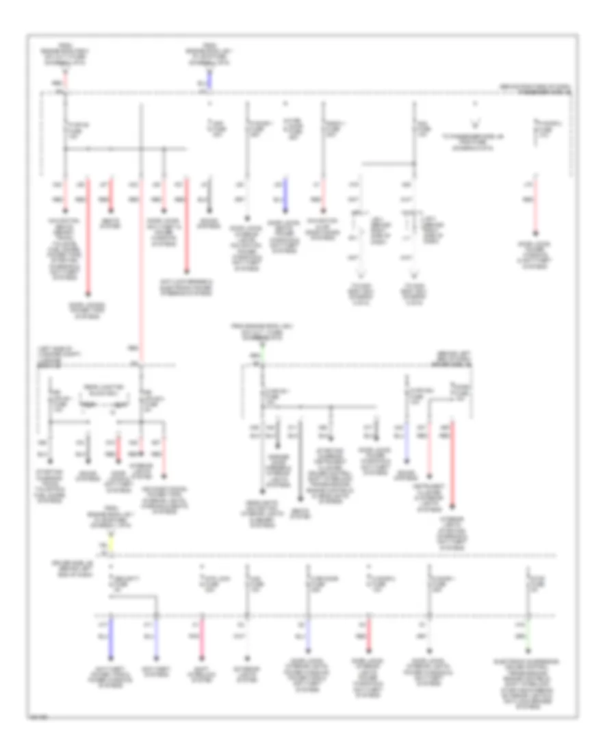 Power Distribution Wiring Diagram (2 of 6) for Lexus LS 460 2008