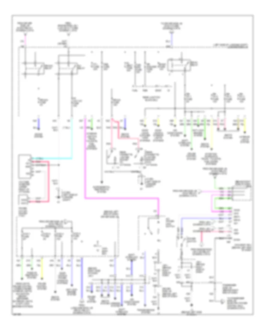 Power Distribution Wiring Diagram (5 of 6) for Lexus LS 460 2008