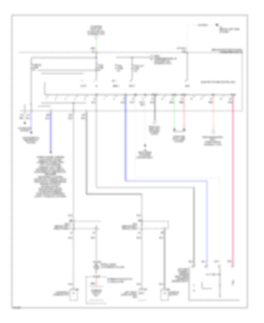 Power Distribution Wiring Diagram 6 of 6 for Lexus LS 460 2008