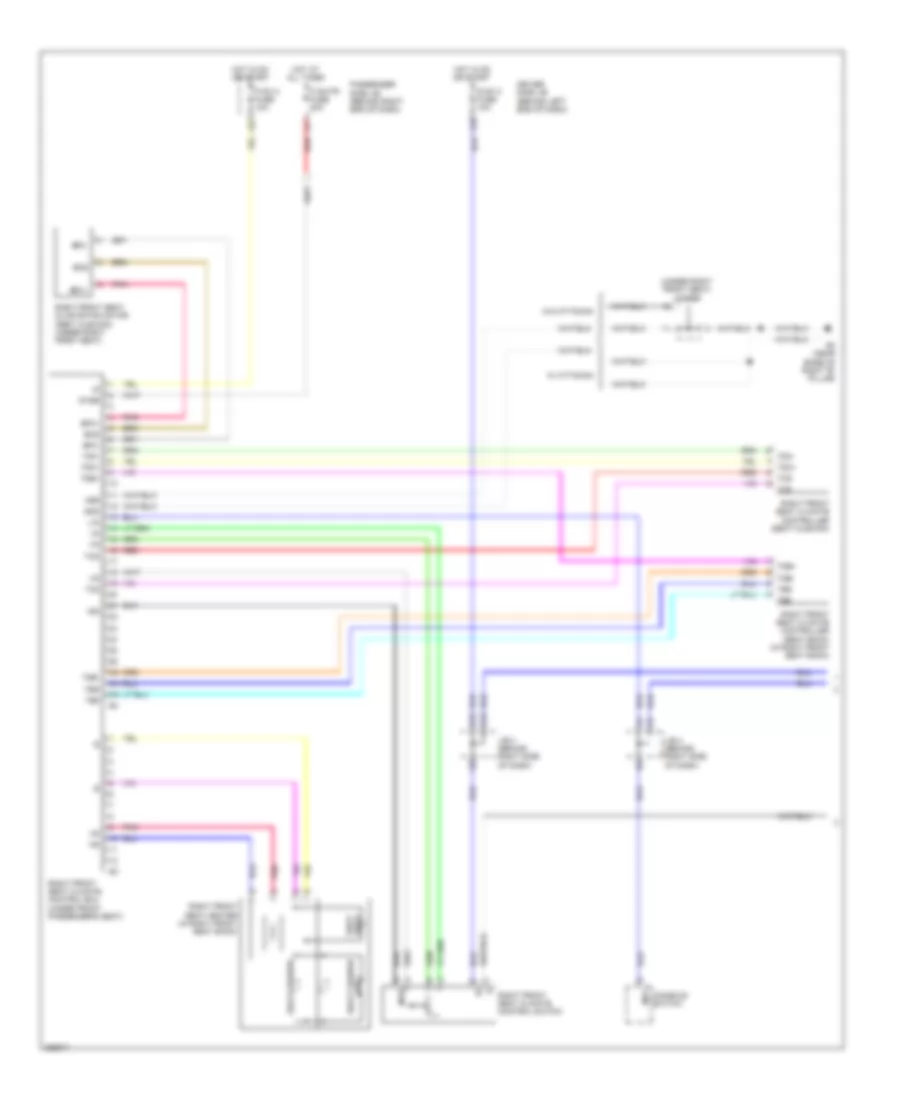 Climate Control Seats Wiring Diagram Front 1 of 2 for Lexus LS 460 2008