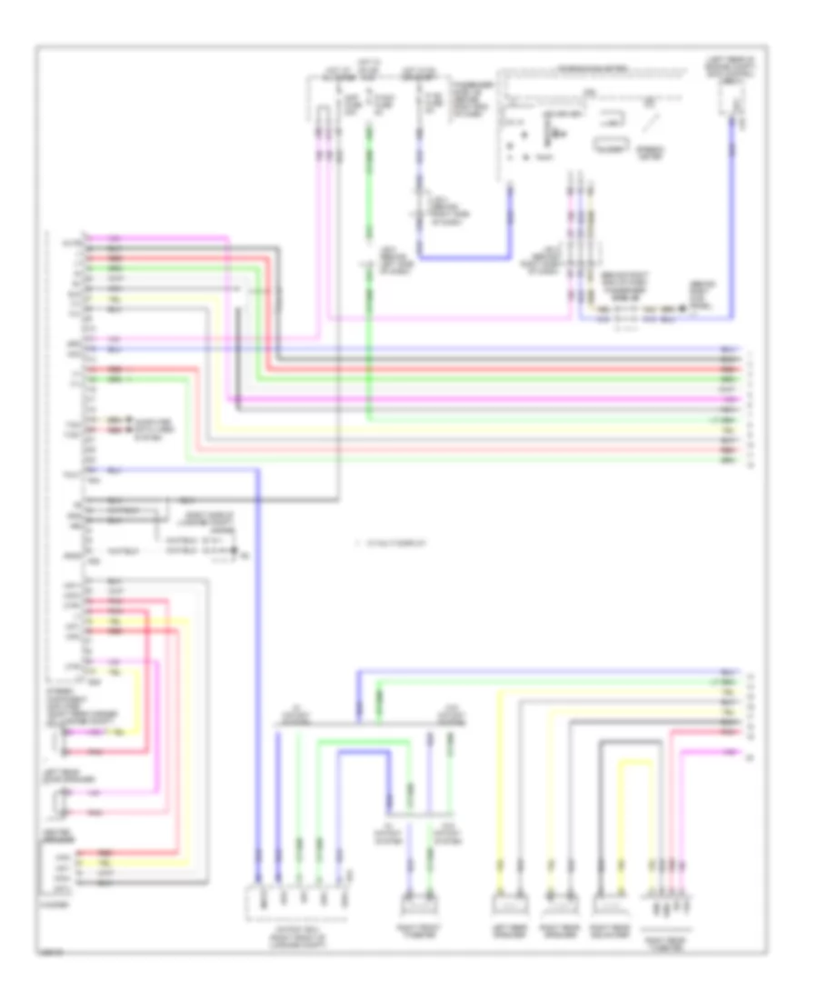 Satellite Radio Wiring Diagram with Mark Levinson  with Rear DVD Changer 1 of 5 for Lexus LS 460 2008