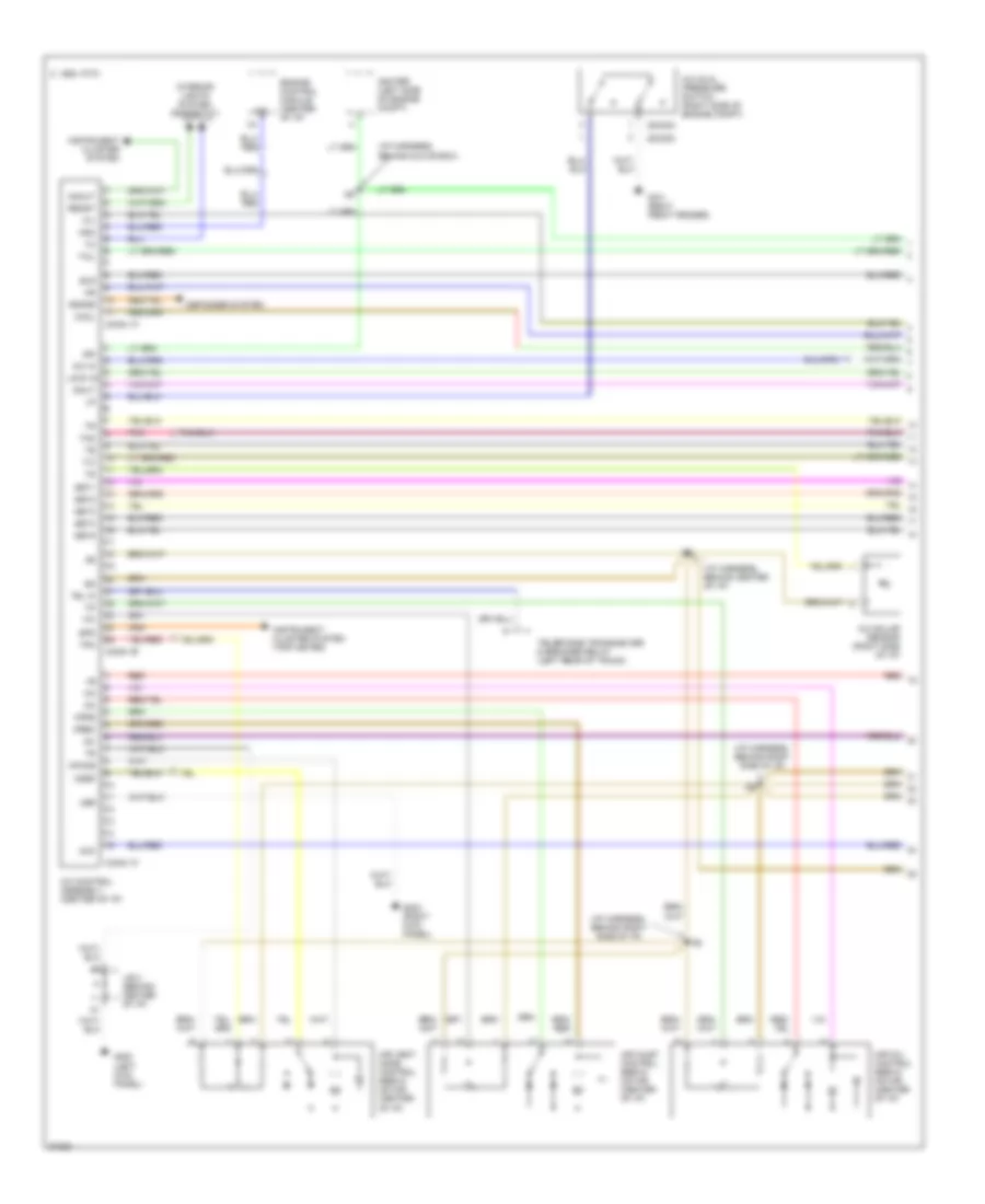 Air Conditioning Wiring Diagrams 1 of 2 for Lexus SC 300 1997