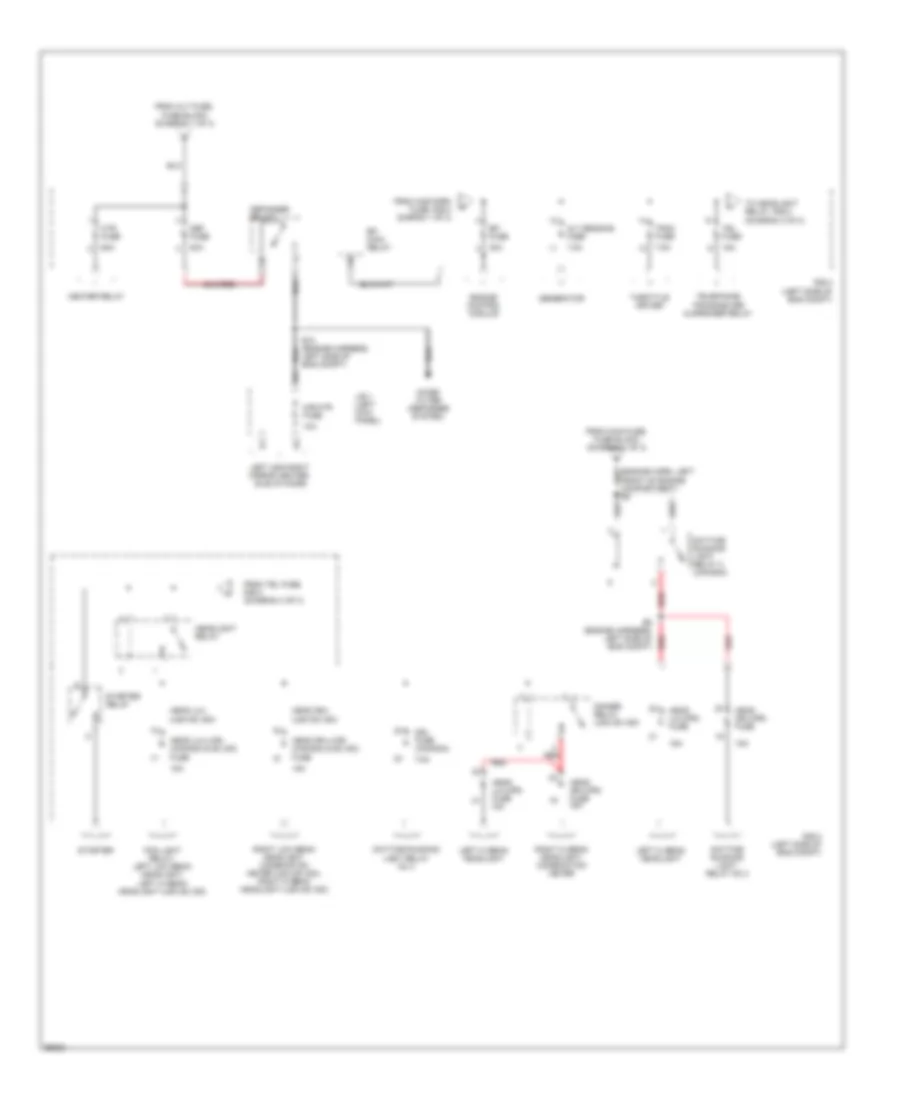 Power Distribution Wiring Diagram (3 of 3) for Lexus SC 300 1997