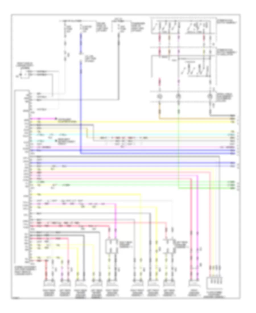 Radio Wiring Diagram 1 of 3 for Lexus LS 600hL 2012