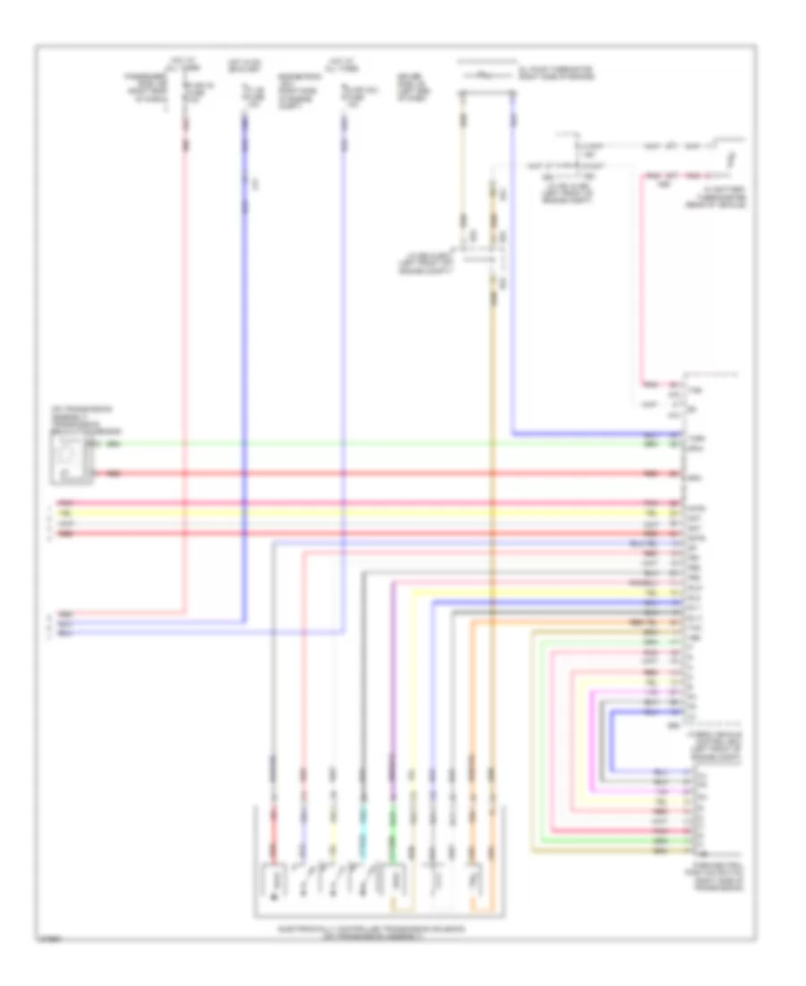 Transmission Wiring Diagram 3 of 3 for Lexus LS 600hL 2012