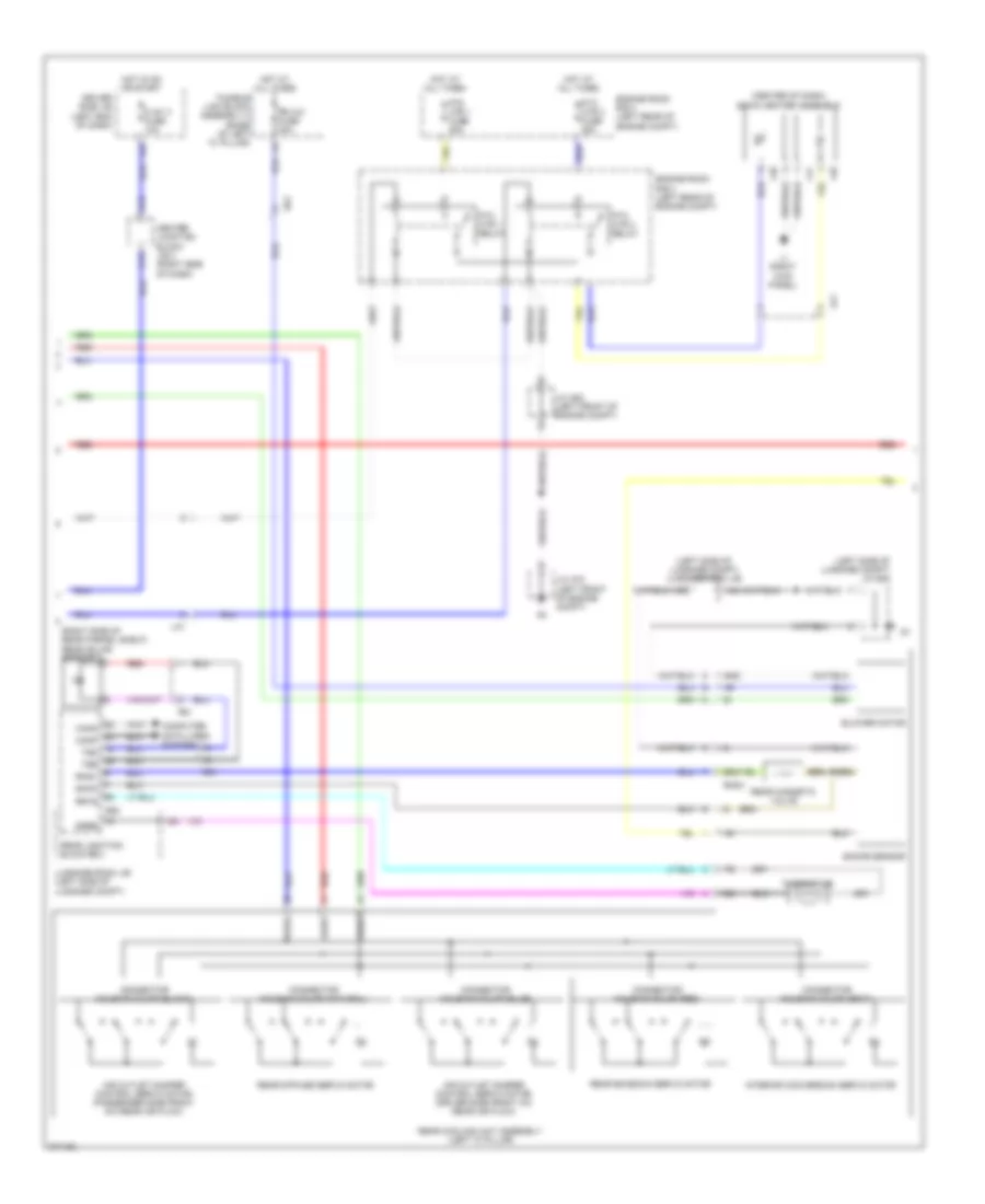 Automatic A C Wiring Diagram 2 of 5 for Lexus LS 600hL 2012