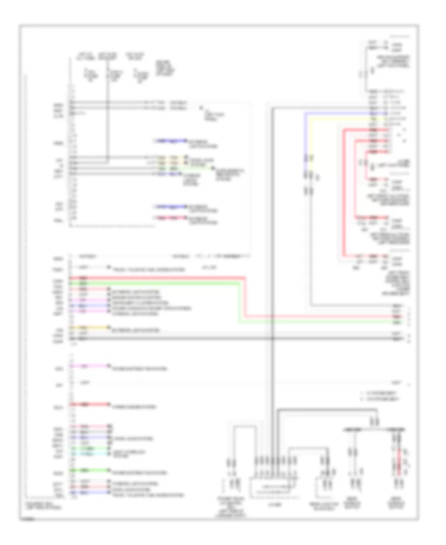 Body Control Modules Wiring Diagram 1 of 3 for Lexus LS 600hL 2012
