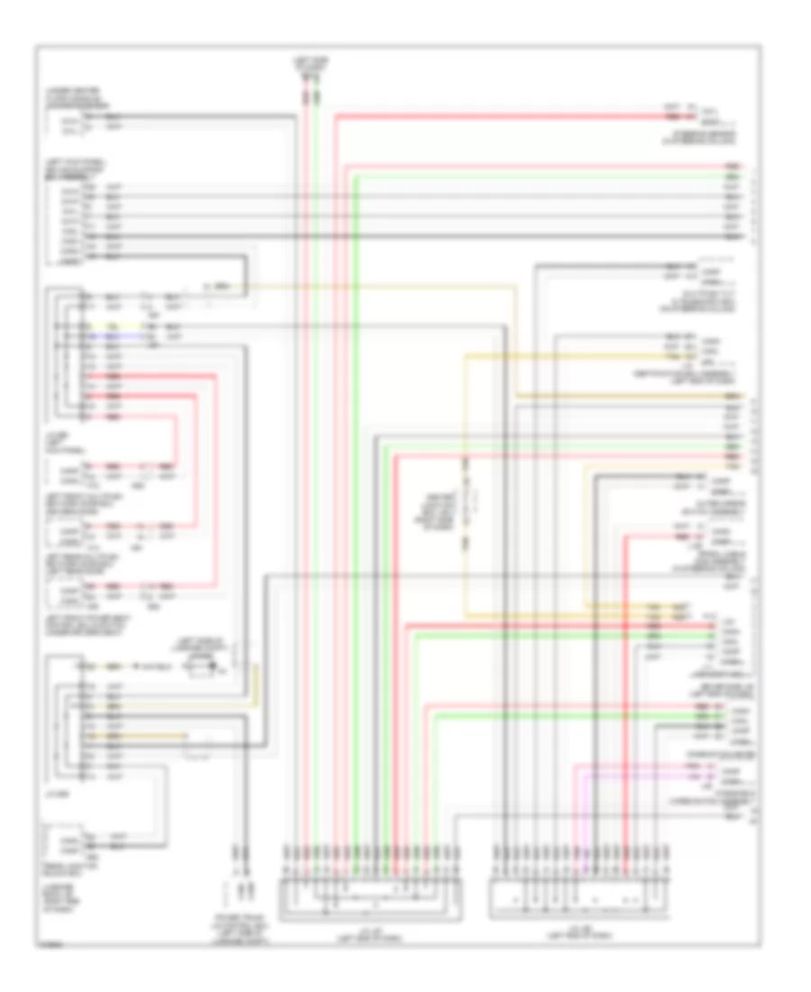 High Low Bus Wiring Diagram 1 of 5 for Lexus LS 600hL 2012