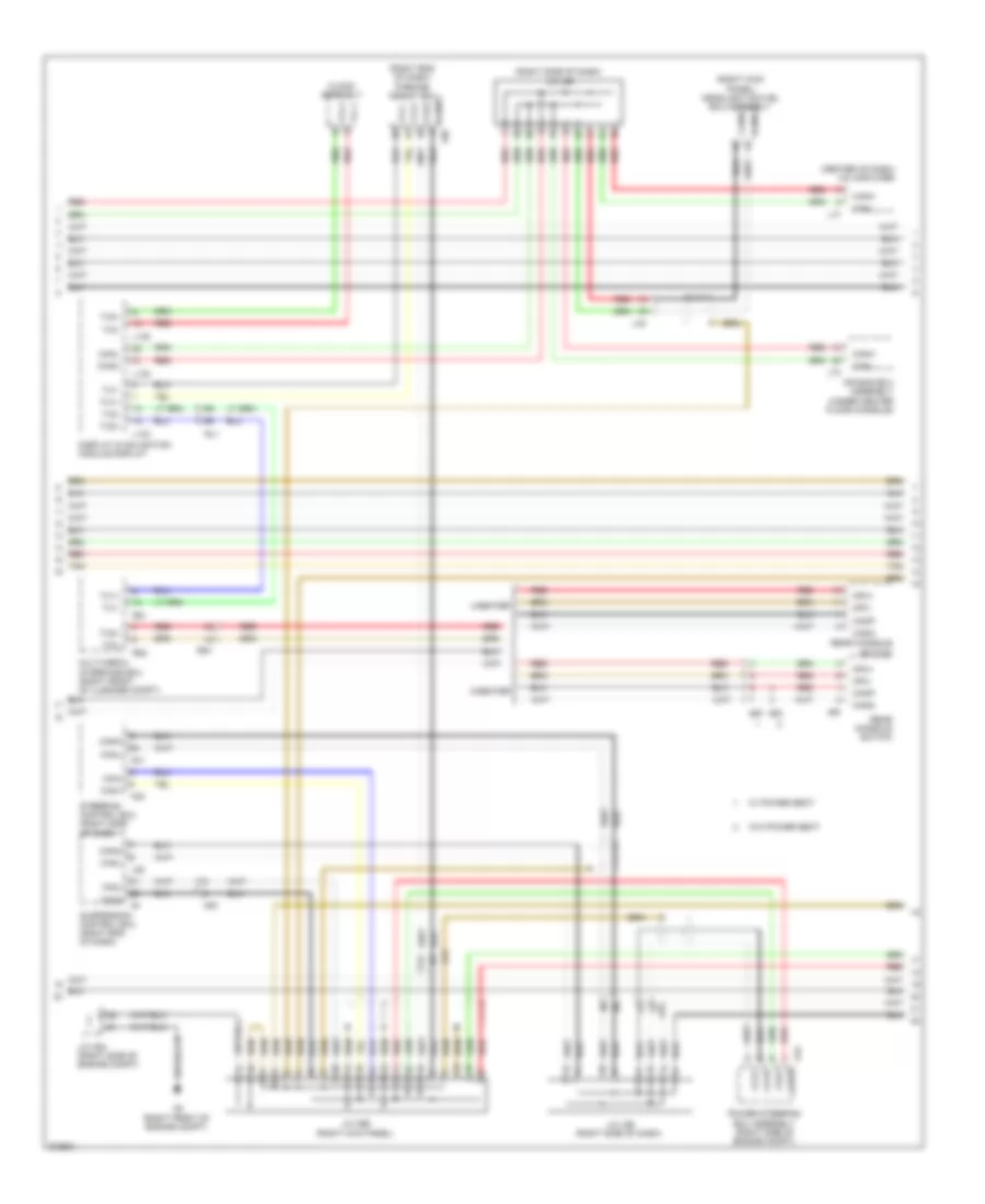 High Low Bus Wiring Diagram 2 of 5 for Lexus LS 600hL 2012