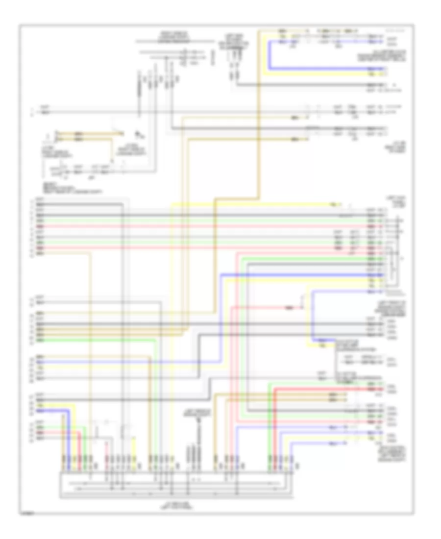 High Low Bus Wiring Diagram 5 of 5 for Lexus LS 600hL 2012