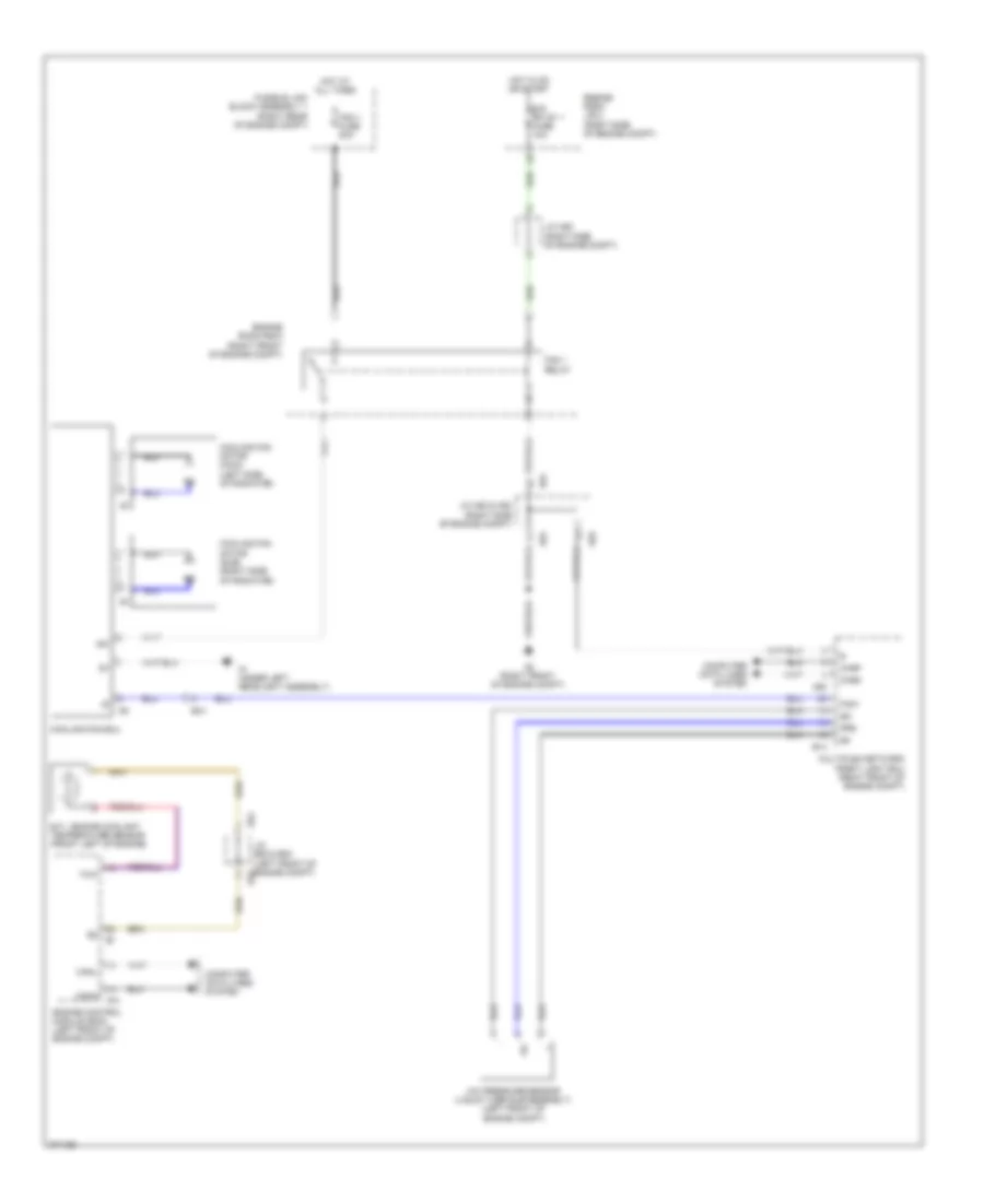 Cooling Fan Wiring Diagram for Lexus LS 600hL 2012