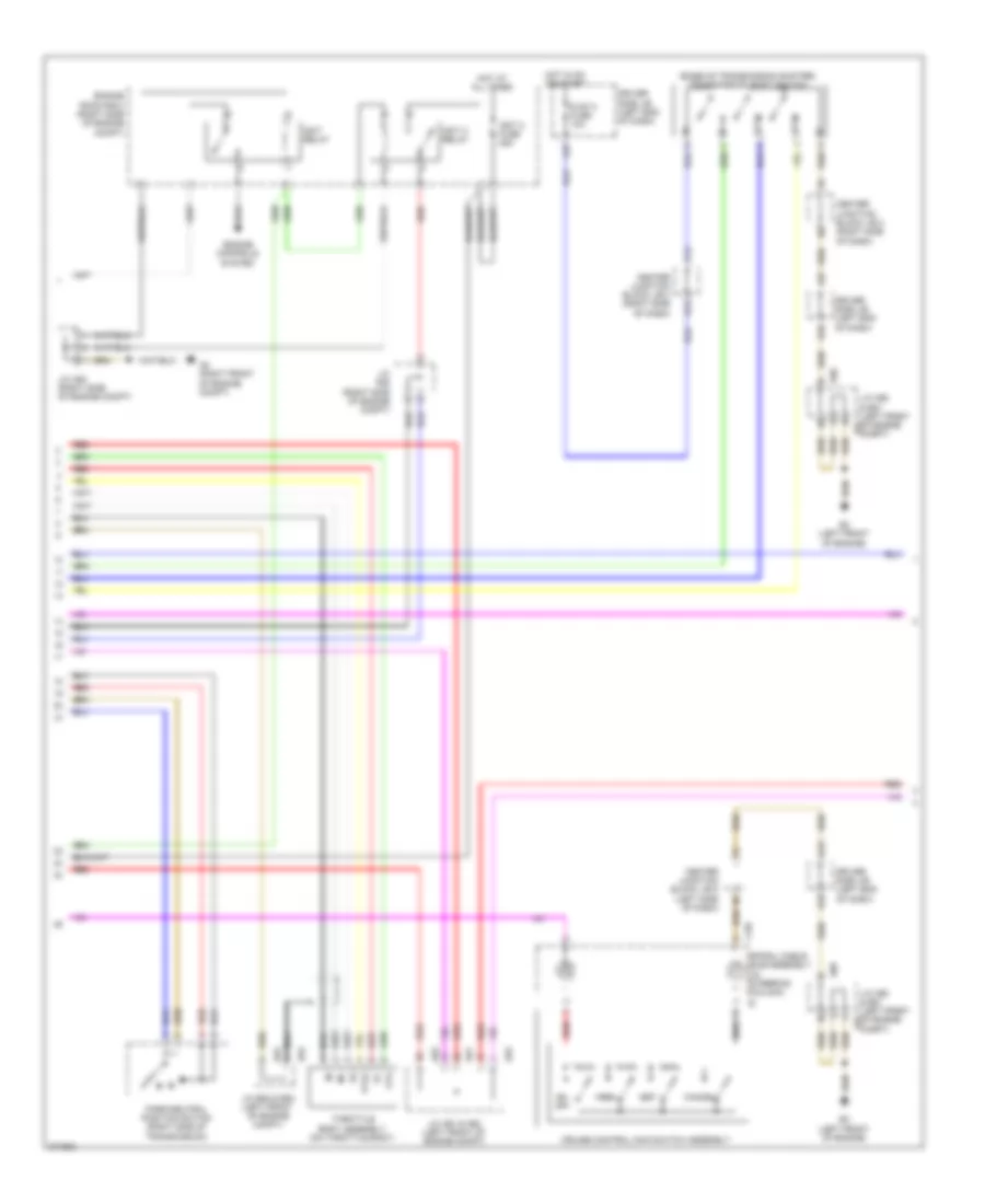 Cruise Control Wiring Diagram, without Dynamic Radar Controls (2 of 3) for Lexus LS 600hL 2012