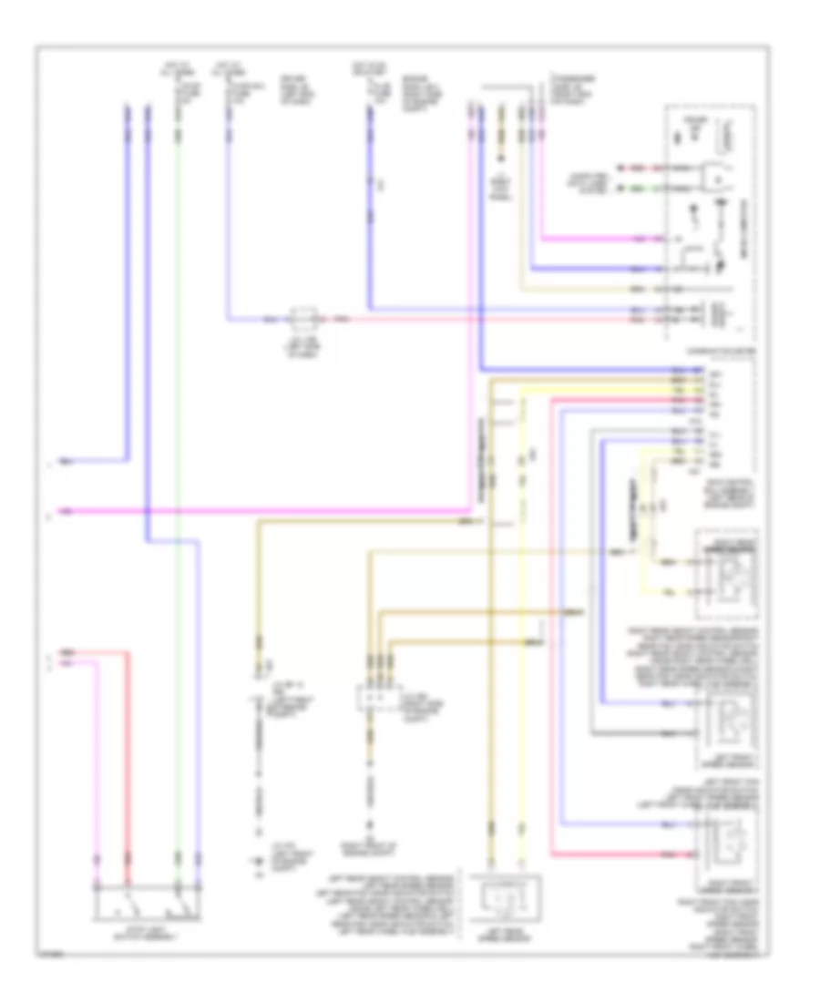 Cruise Control Wiring Diagram without Dynamic Radar Controls 3 of 3 for Lexus LS 600hL 2012