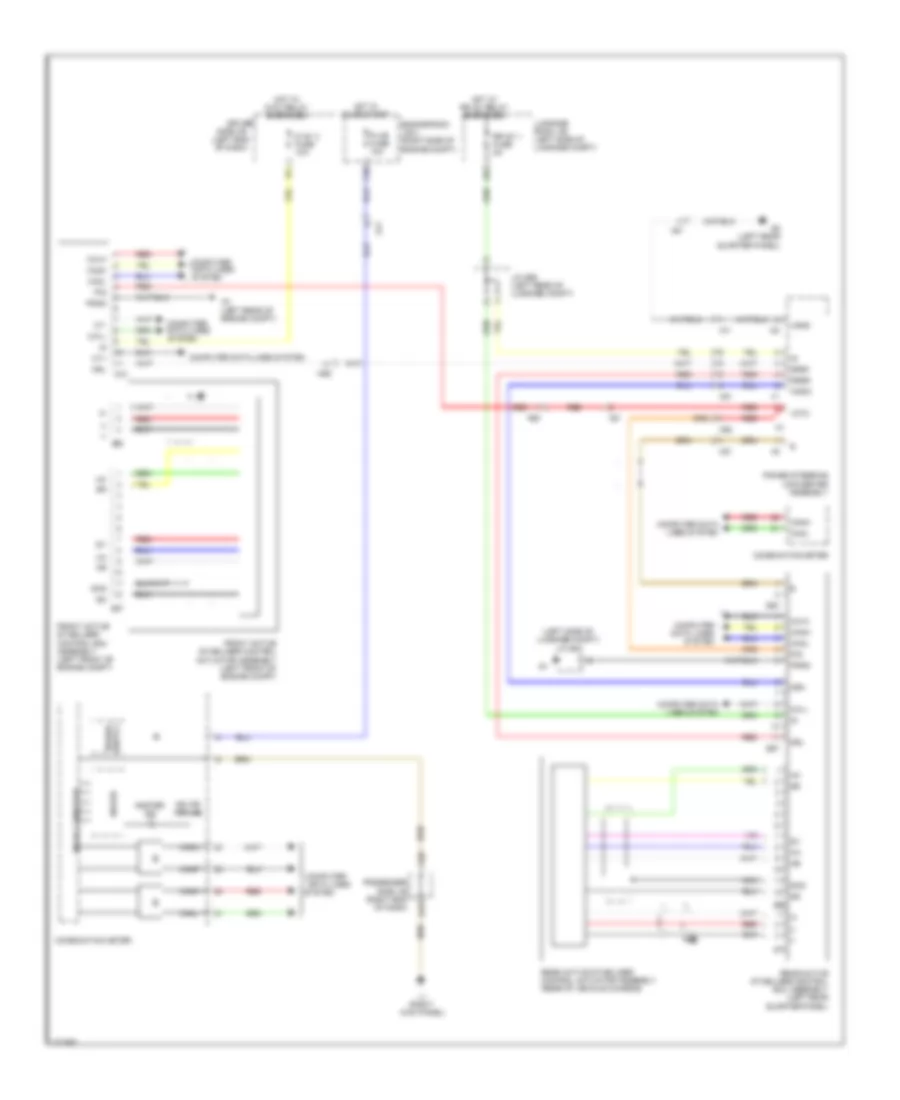 Active Stablizer Suspension Wiring Diagram for Lexus LS 600hL 2012
