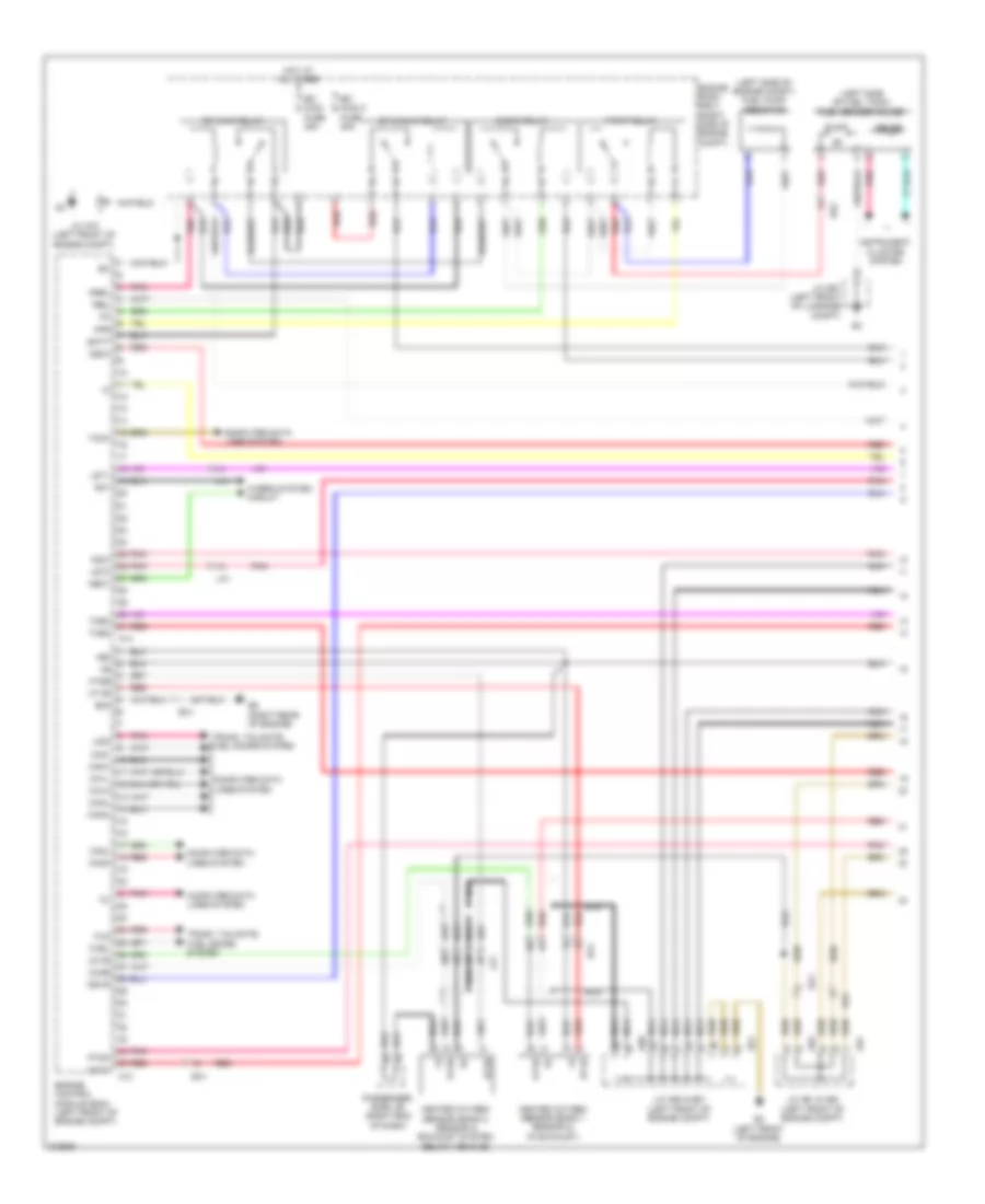 5 0L Hybrid Engine Controls Wiring Diagram 1 of 7 for Lexus LS 600hL 2012