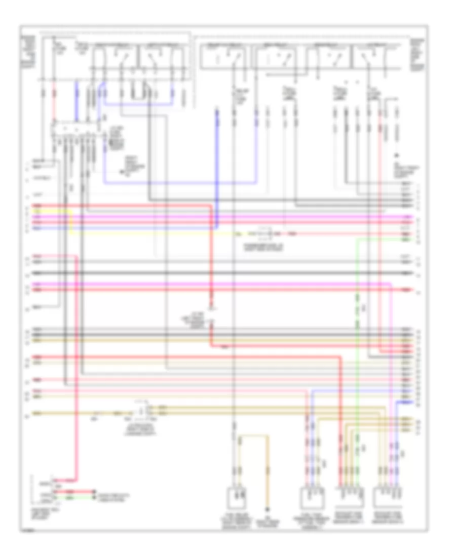 5 0L Hybrid Engine Controls Wiring Diagram 2 of 7 for Lexus LS 600hL 2012