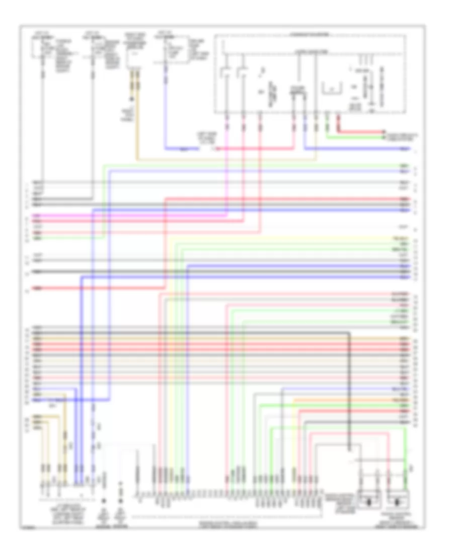 5 0L Hybrid Engine Controls Wiring Diagram 3 of 7 for Lexus LS 600hL 2012