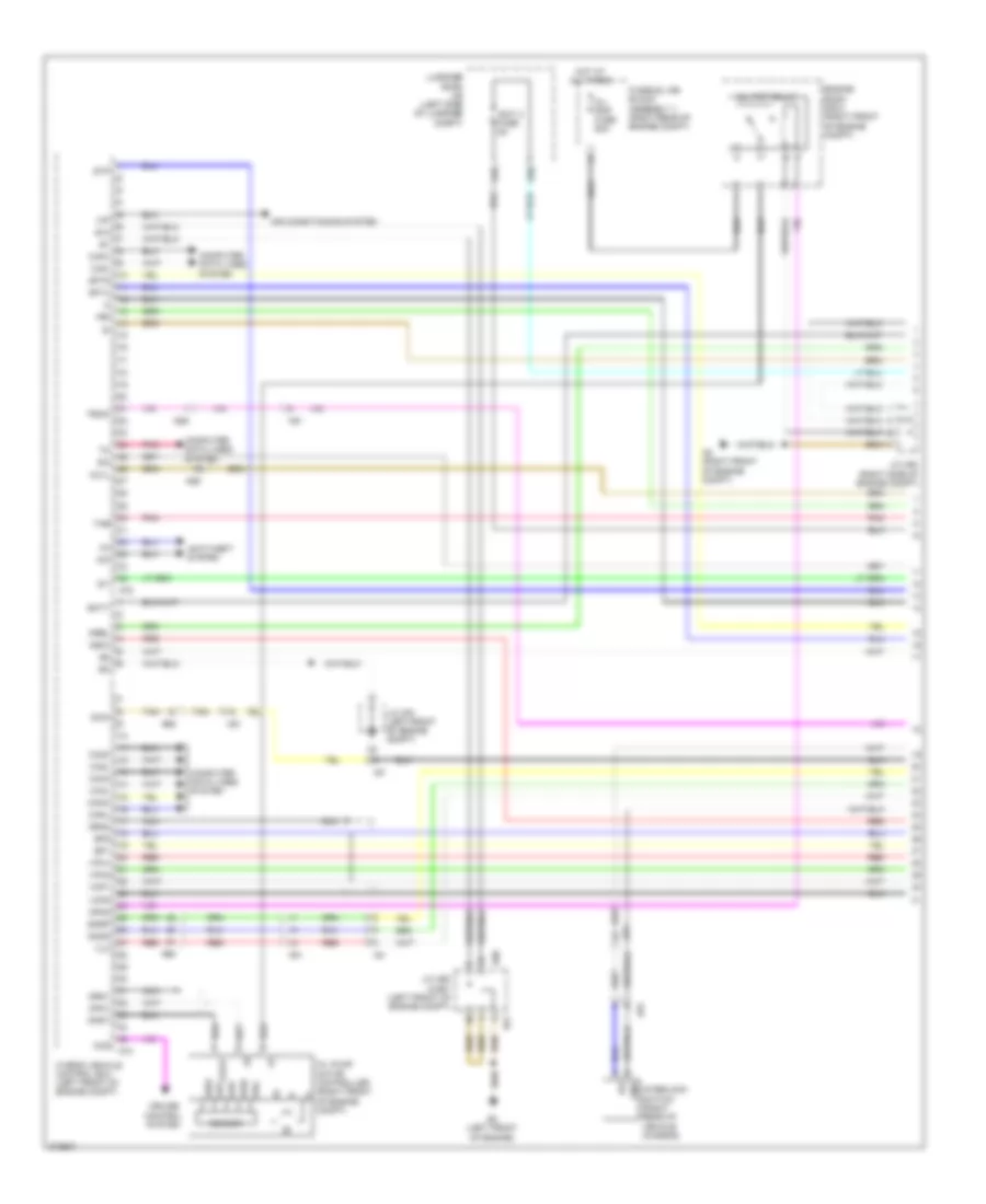 5.0L Hybrid, Hybrid System Wiring Diagram (1 of 7) for Lexus LS 600hL 2012
