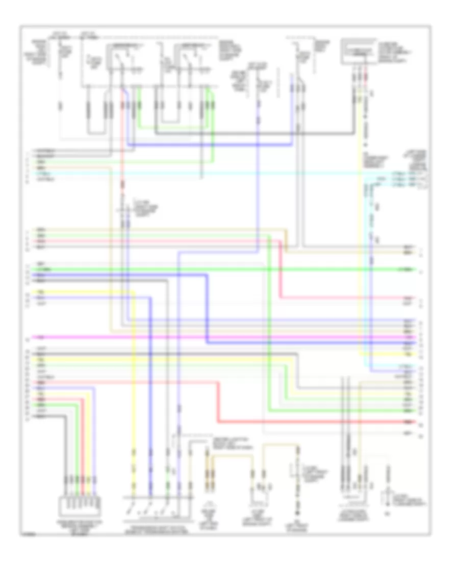 5 0L Hybrid Hybrid System Wiring Diagram 2 of 7 for Lexus LS 600hL 2012