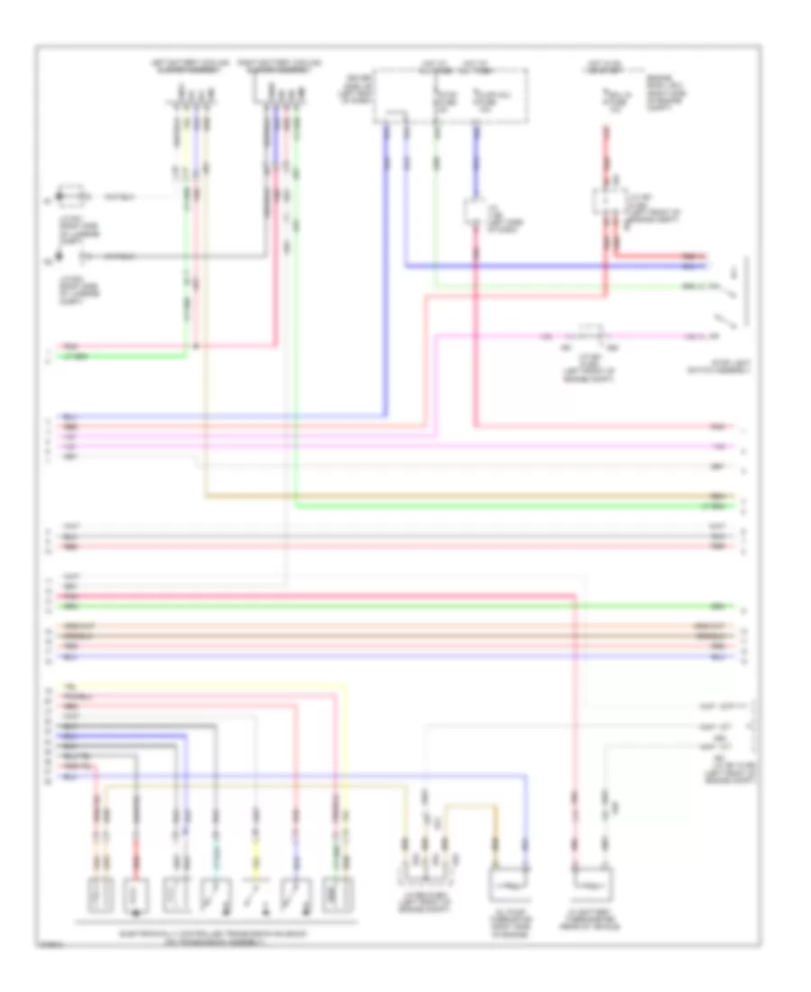 5.0L Hybrid, Hybrid System Wiring Diagram (6 of 7) for Lexus LS 600hL 2012