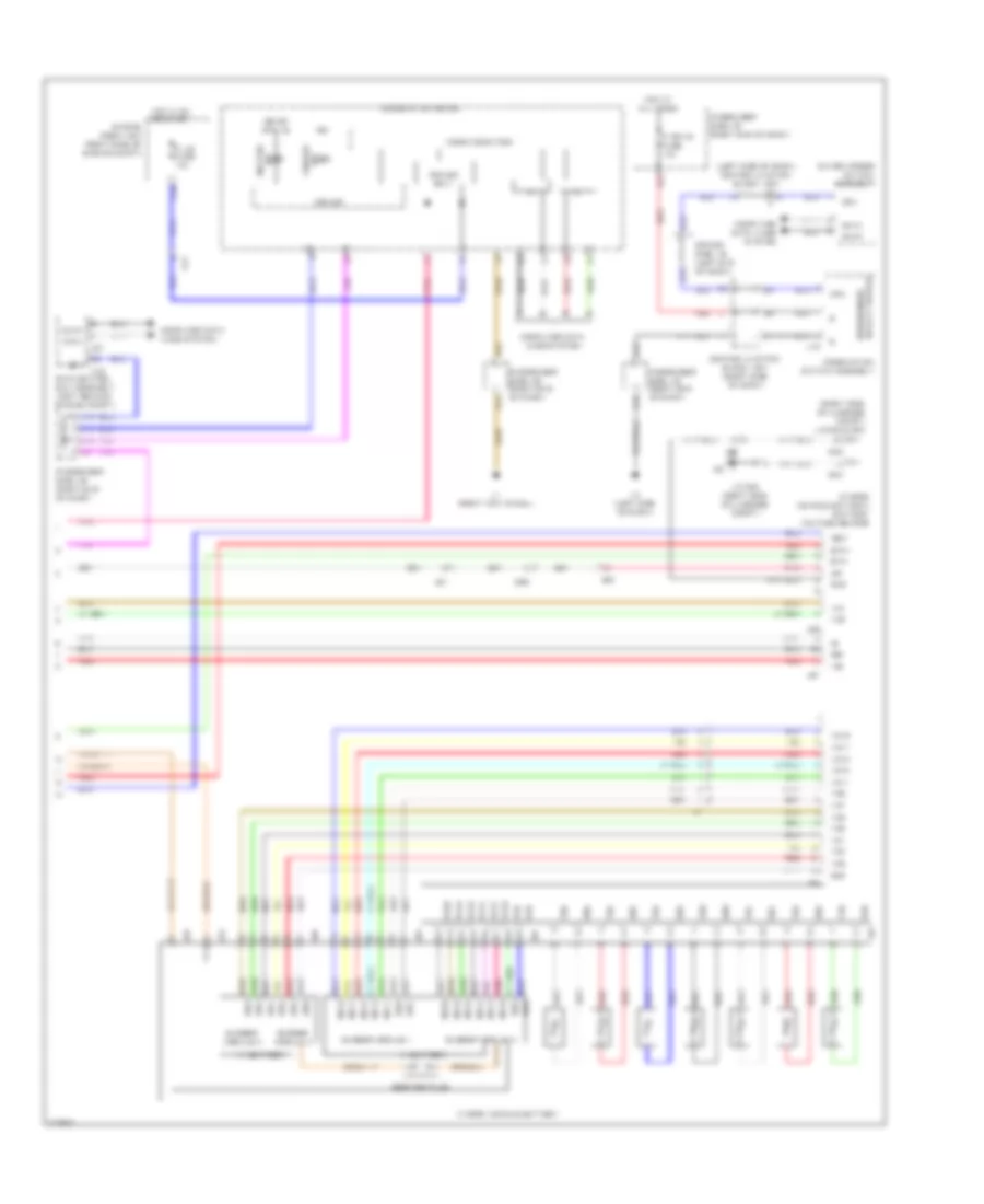 5.0L Hybrid, Hybrid System Wiring Diagram (7 of 7) for Lexus LS 600hL 2012