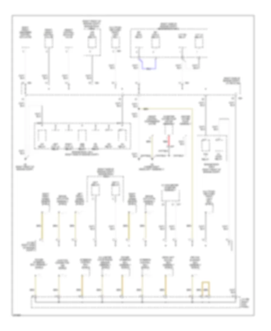 Ground Distribution Wiring Diagram (2 of 7) for Lexus LS 600hL 2012
