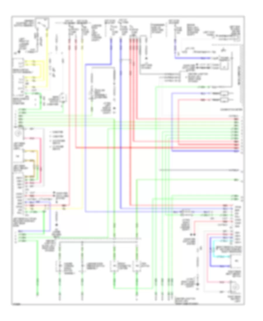 Instrument Illumination Wiring Diagram (2 of 4) for Lexus LS 600hL 2012