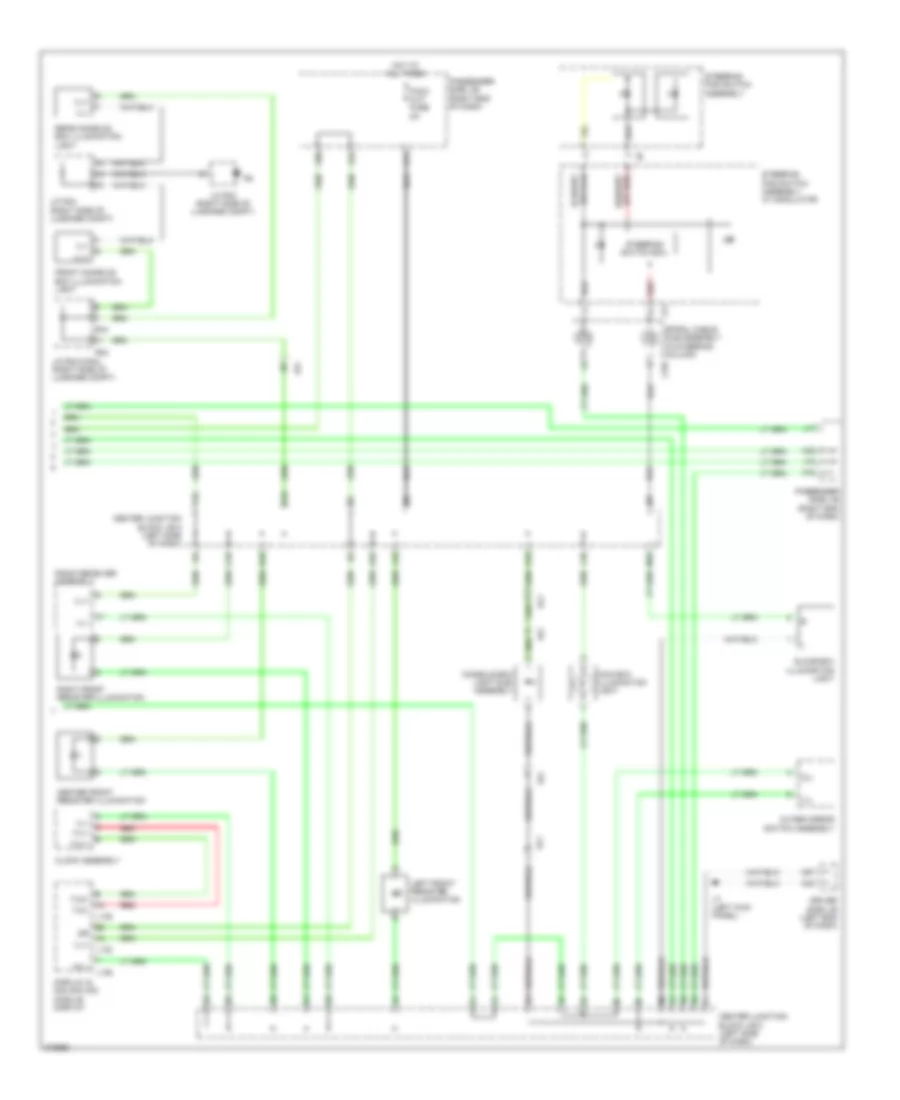 Instrument Illumination Wiring Diagram 4 of 4 for Lexus LS 600hL 2012