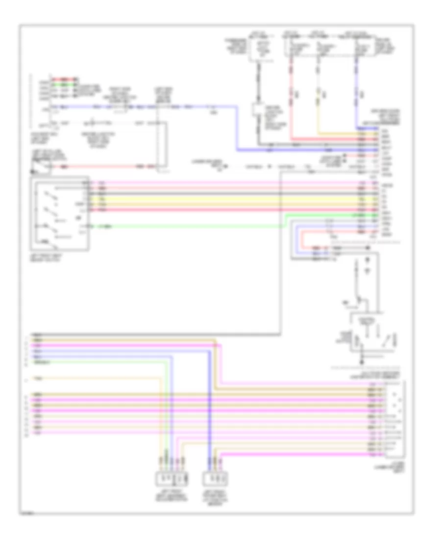 Driver s Memory Seat Wiring Diagram 2 of 2 for Lexus LS 600hL 2012