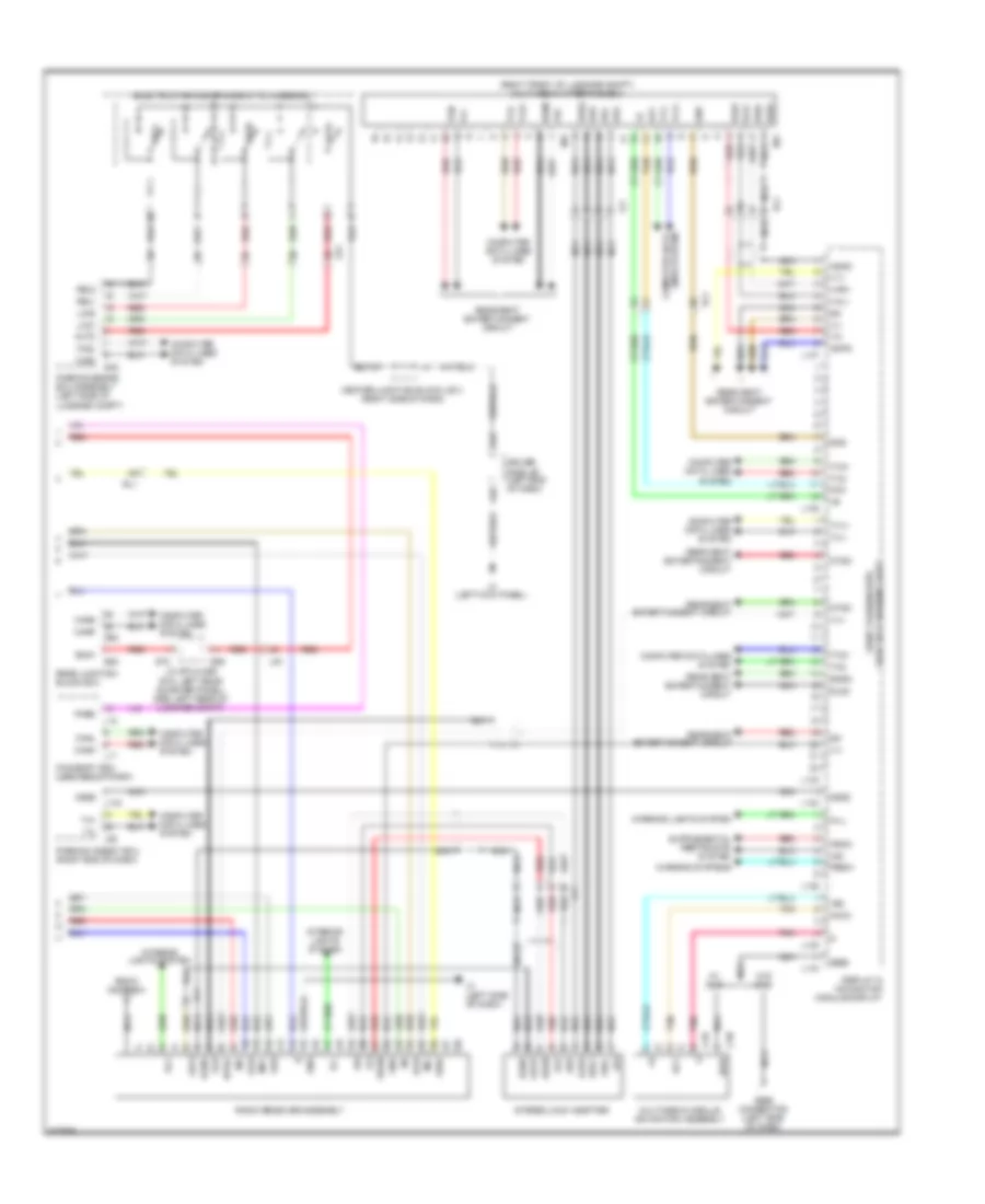 Navigation Wiring Diagram (3 of 3) for Lexus LS 600hL 2012